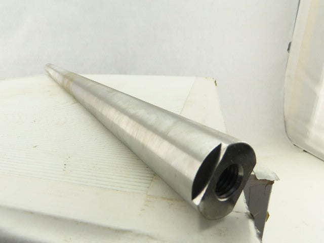 1-3/8" OD x 31" OAL Solid Steel Idler Shaft 5/8-11 Threaded Ends