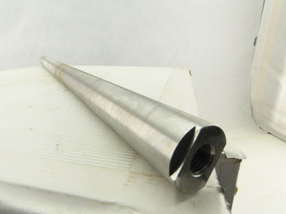 1-3/8" OD x 31" OAL Solid Steel Idler Shaft 5/8-11 Threaded Ends