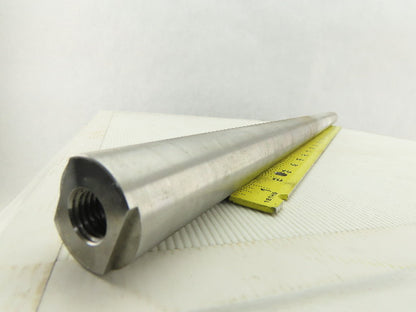 1-3/8" OD x 31" OAL Solid Steel Idler Shaft 5/8-11 Threaded Ends