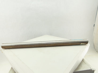 49.975mm OD x 31" OAL 5/8-18 Threaded Steel Spun Idler Shaft
