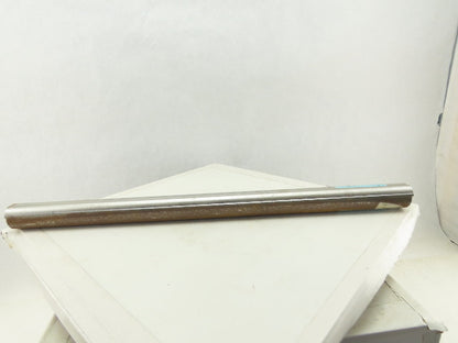49.975mm OD x 31" OAL 5/8-18 Threaded Steel Spun Idler Shaft