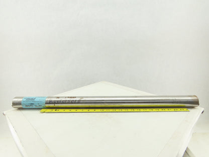 49.975mm OD x 31" OAL 5/8-18 Threaded Steel Spun Idler Shaft