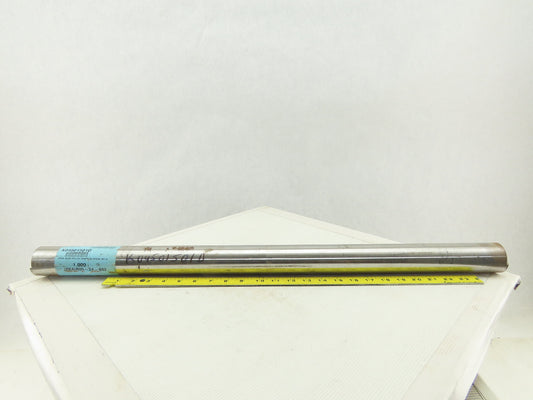 49.975mm OD x 31" OAL 5/8-18 Threaded Steel Spun Idler Shaft