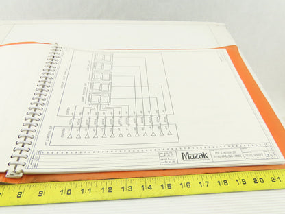 Mazak M/T Controller MPS-500M Electrical Wiring Schematics Drawing Logic Manual