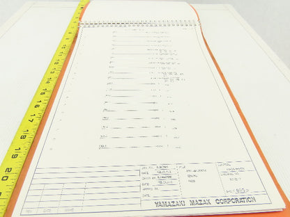 Mazak M/T Controller MPS-500M Electrical Wiring Schematics Drawing Logic Manual