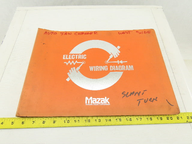 Mazak M/T Controller MPS-500M Electrical Wiring Schematics Drawing Logic Manual