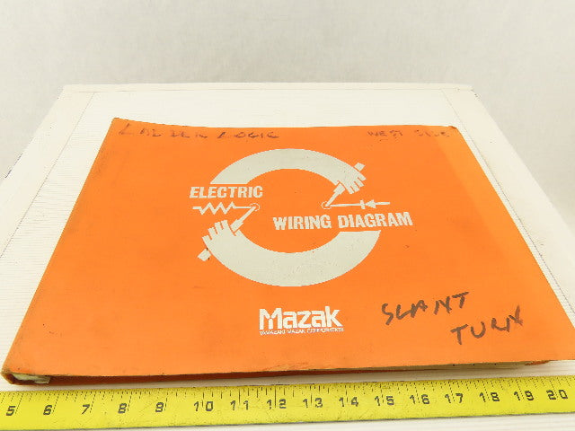 Mazak ST40N ATC M/C D-11T Slant Turn CNC Fanuc 11T Electric Wiring Logic Manual