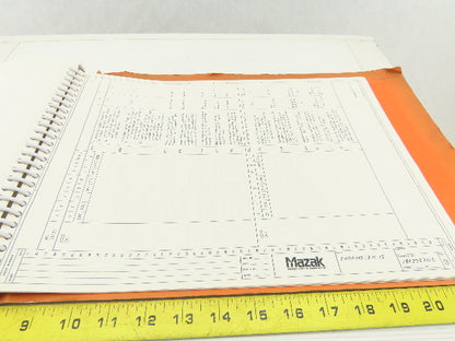 Mazak ST40N ATC M/C D-11T Slant Turn CNC Fanuc 11T Electric Wiring Logic Manual
