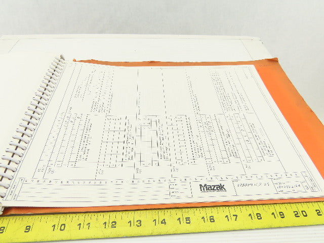 Mazak ST40N ATC M/C D-11T Slant Turn CNC Fanuc 11T Electric Wiring Logic Manual