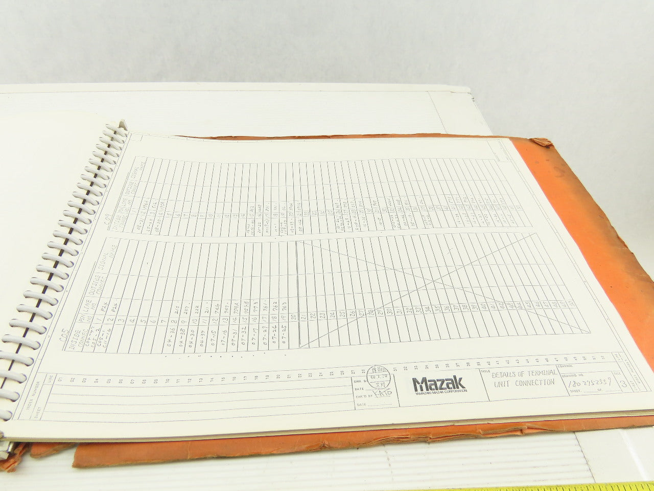 Mazak ST-40NATCM/C Slant Turn Servo Axis Logic Electrical Wiring Diagram Manual