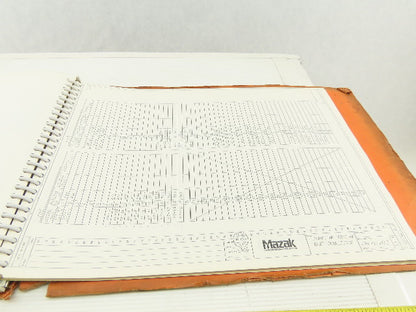 Mazak ST-40NATCM/C Slant Turn Servo Axis Logic Electrical Wiring Diagram Manual
