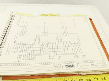 Mazak ST-40NATCM/C Slant Turn Servo Axis Logic Electrical Wiring Diagram Manual