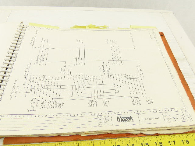 Mazak ST-40NATCM/C Slant Turn Servo Axis Logic Electrical Wiring Diagram Manual