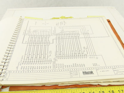 Mazak ST-40NATCM/C Slant Turn Servo Axis Logic Electrical Wiring Diagram Manual