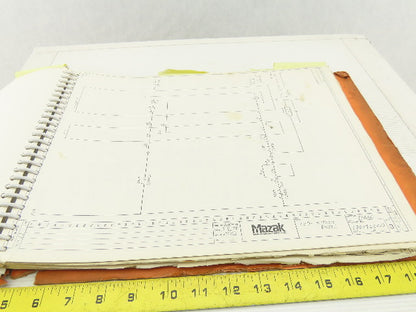 Mazak ST-40NATCM/C Slant Turn Servo Axis Logic Electrical Wiring Diagram Manual