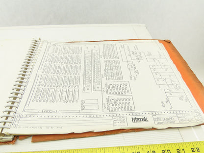 Mazak ST-40NATCM/C Slant Turn Servo Axis Logic Electrical Wiring Diagram Manual