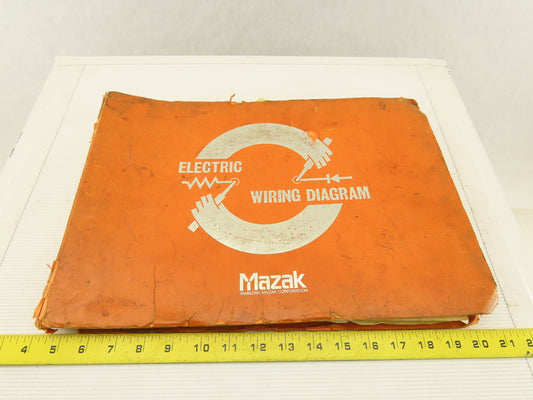 Mazak ST-40NATCM/C Slant Turn Servo Axis Logic Electrical Wiring Diagram Manual