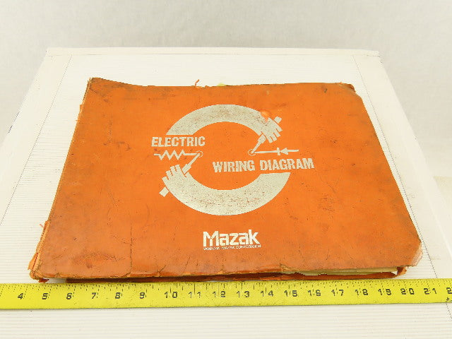 Mazak ST-40NATCM/C Slant Turn Servo Axis Logic Electrical Wiring Diagram Manual
