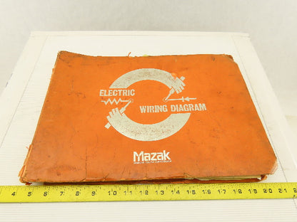 Mazak ST-40NATCM/C Slant Turn Servo Axis Logic Electrical Wiring Diagram Manual