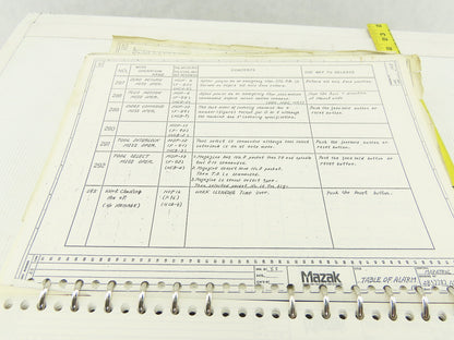 Mazak Mazatrol Cam M2-B 48322WB Electrical Wiring Circuit Diagram Manual Logic