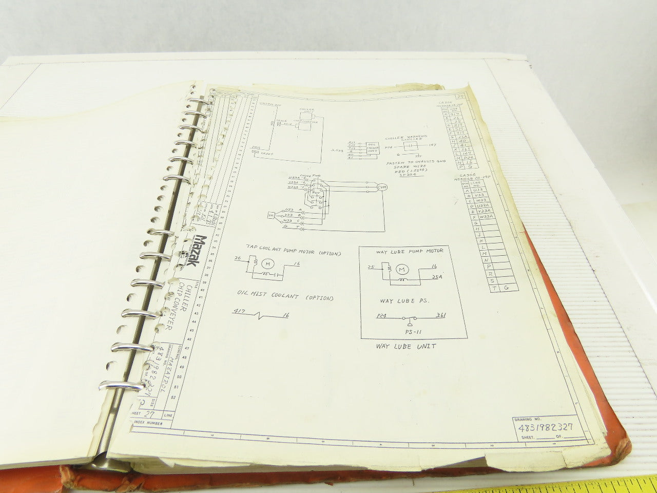 Mazak Mazatrol Cam M2-B 48322WB Electrical Wiring Circuit Diagram Manual Logic