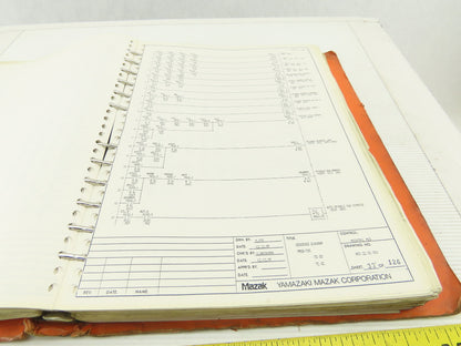 Mazak Mazatrol Cam M2-B 48322WB Electrical Wiring Circuit Diagram Manual Logic