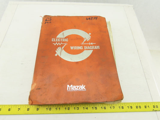 Mazak Mazatrol Cam M2-B 48322WB Electrical Wiring Circuit Diagram Manual Logic