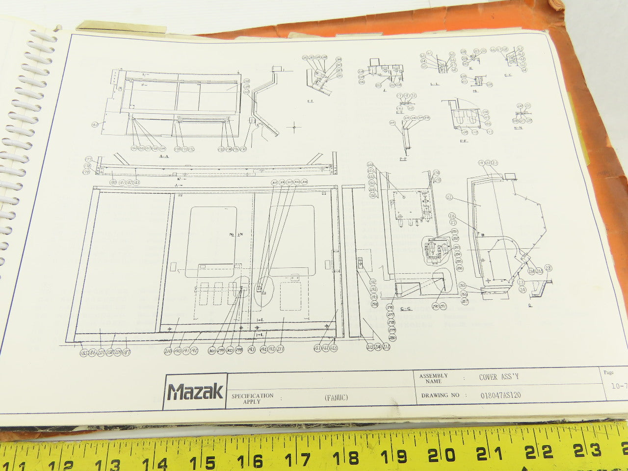 Mazak Slant Turn-40N ATC CNC Machine Mechanical Parts List Diagram ATC Magazine