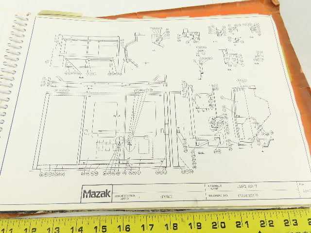 Mazak Slant Turn-40N ATC CNC Machine Mechanical Parts List Diagram ATC Magazine