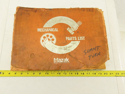Mazak Slant Turn-40N ATC CNC Machine Mechanical Parts List Diagram ATC Magazine