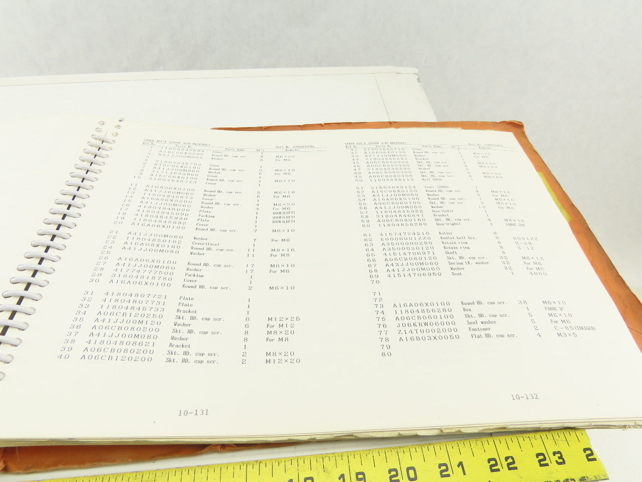 Mazak Slant Turn 40N ATC M/C Mechanical Parts List Diagram Head TailStock Turret