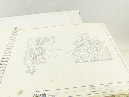 Mazak Slant Turn 40N ATC M/C Mechanical Parts List Diagram Head TailStock Turret