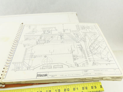 Mazak Slant Turn 40N ATC M/C Mechanical Parts List Diagram Head TailStock Turret