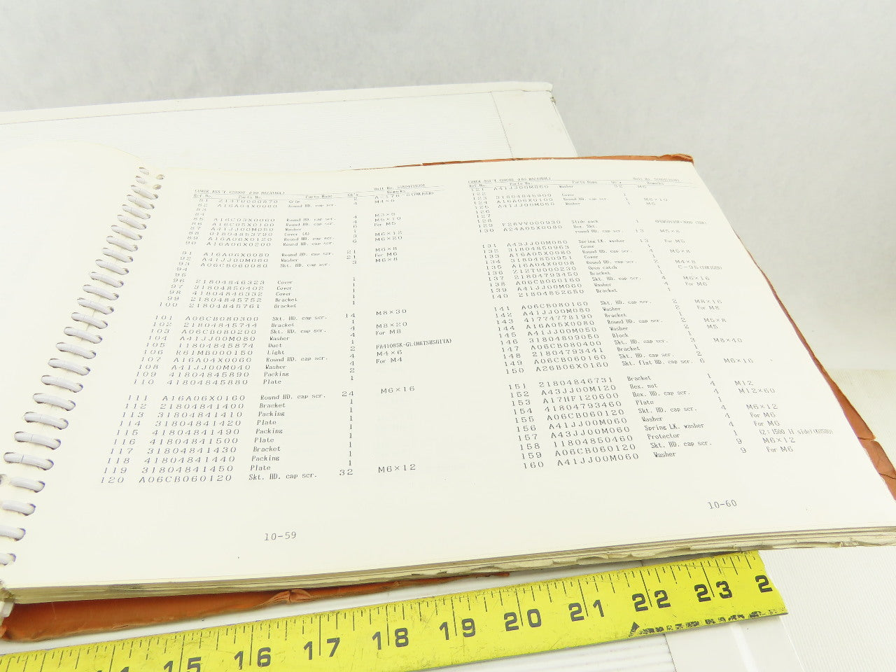 Mazak Slant Turn 40N ATC M/C Mechanical Parts List Diagram Head TailStock Turret