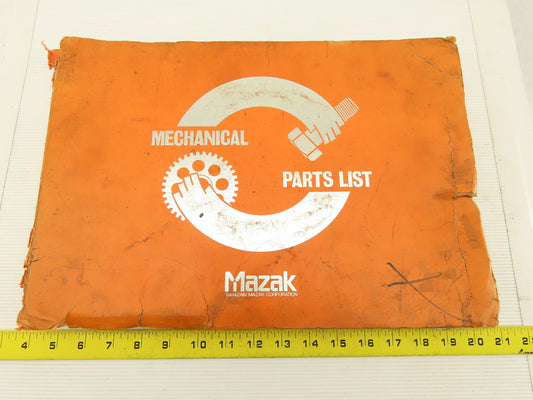 Mazak Slant Turn 40N ATC M/C Mechanical Parts List Diagram Head TailStock Turret