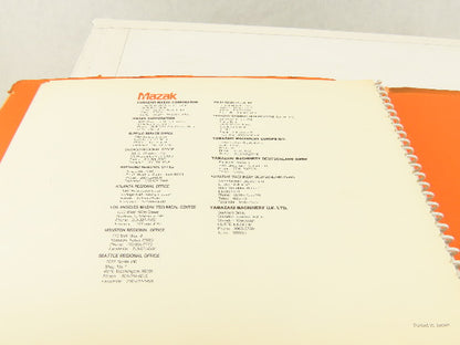 Mazak Flex 3 Mechanical Parts List Manual Hand S Assembly 15 Station Conveyor