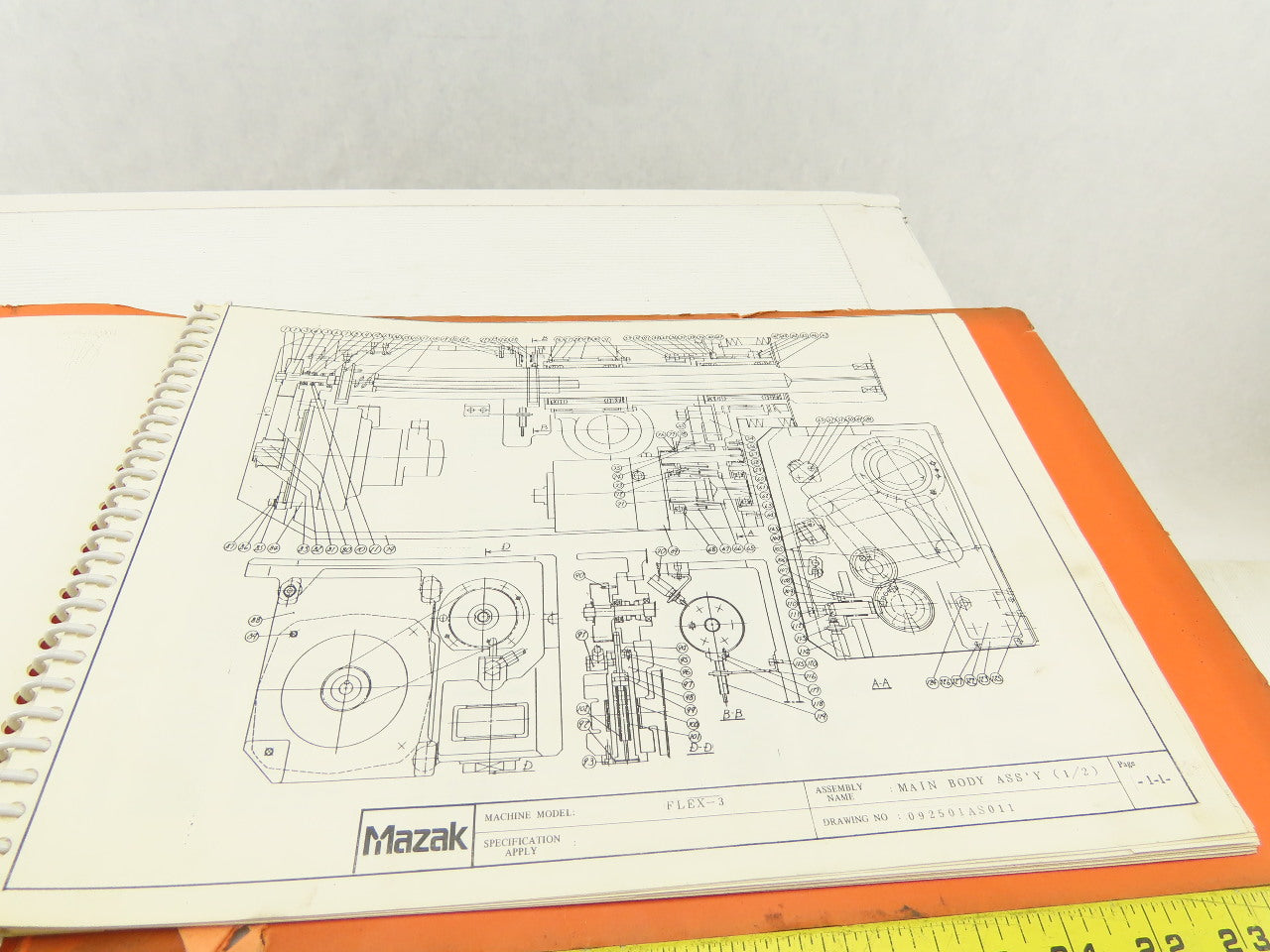 Mazak Flex 3 Mechanical Parts List Manual Hand S Assembly 15 Station Conveyor