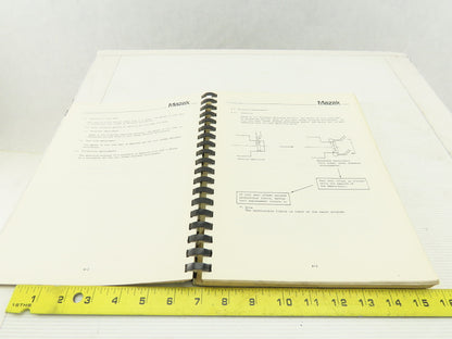 Mazak Slant Turn 40N ATC M/C Back-up Tool Replacement Function Operators Manual