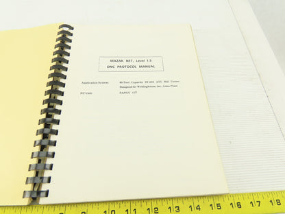 Mazak Slant Turn 40N ATC M/C Back-up Tool Replacement Function Operators Manual