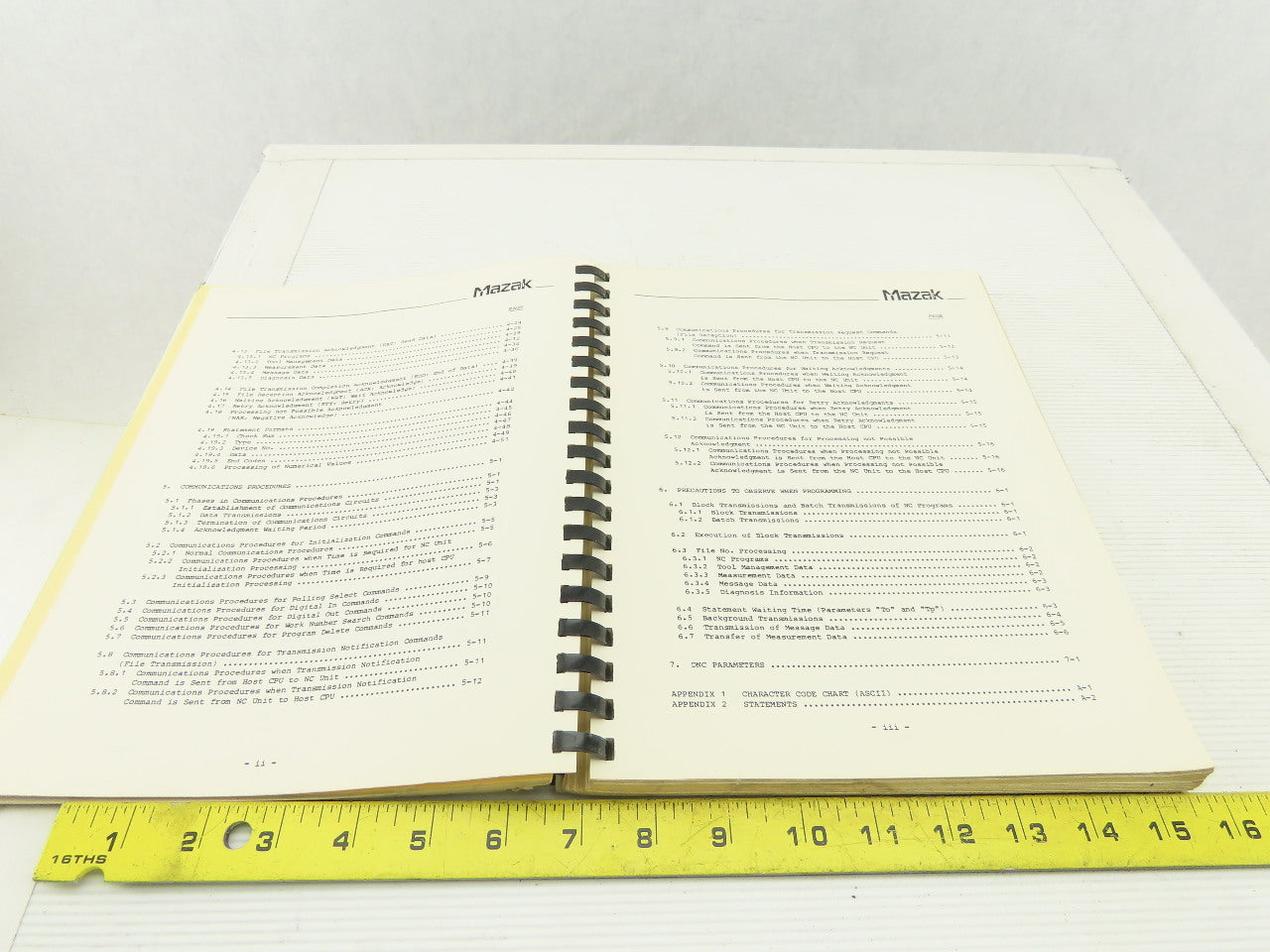 Mazak Slant Turn 40N ATC M/C Back-up Tool Replacement Function Operators Manual