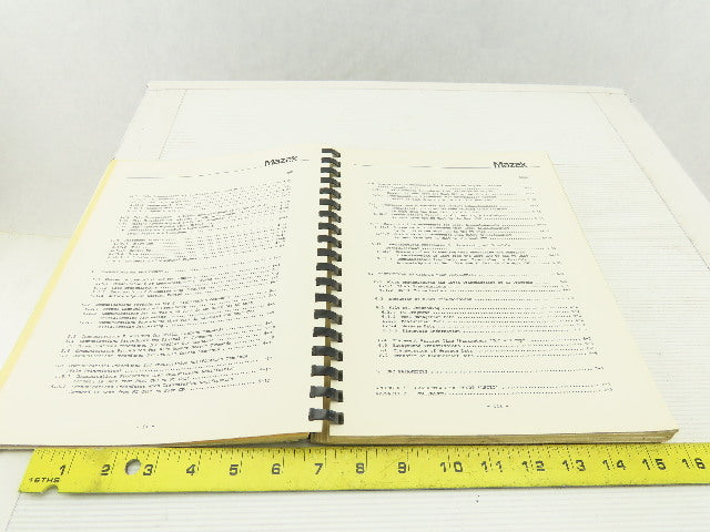 Mazak Slant Turn 40N ATC M/C Back-up Tool Replacement Function Operators Manual
