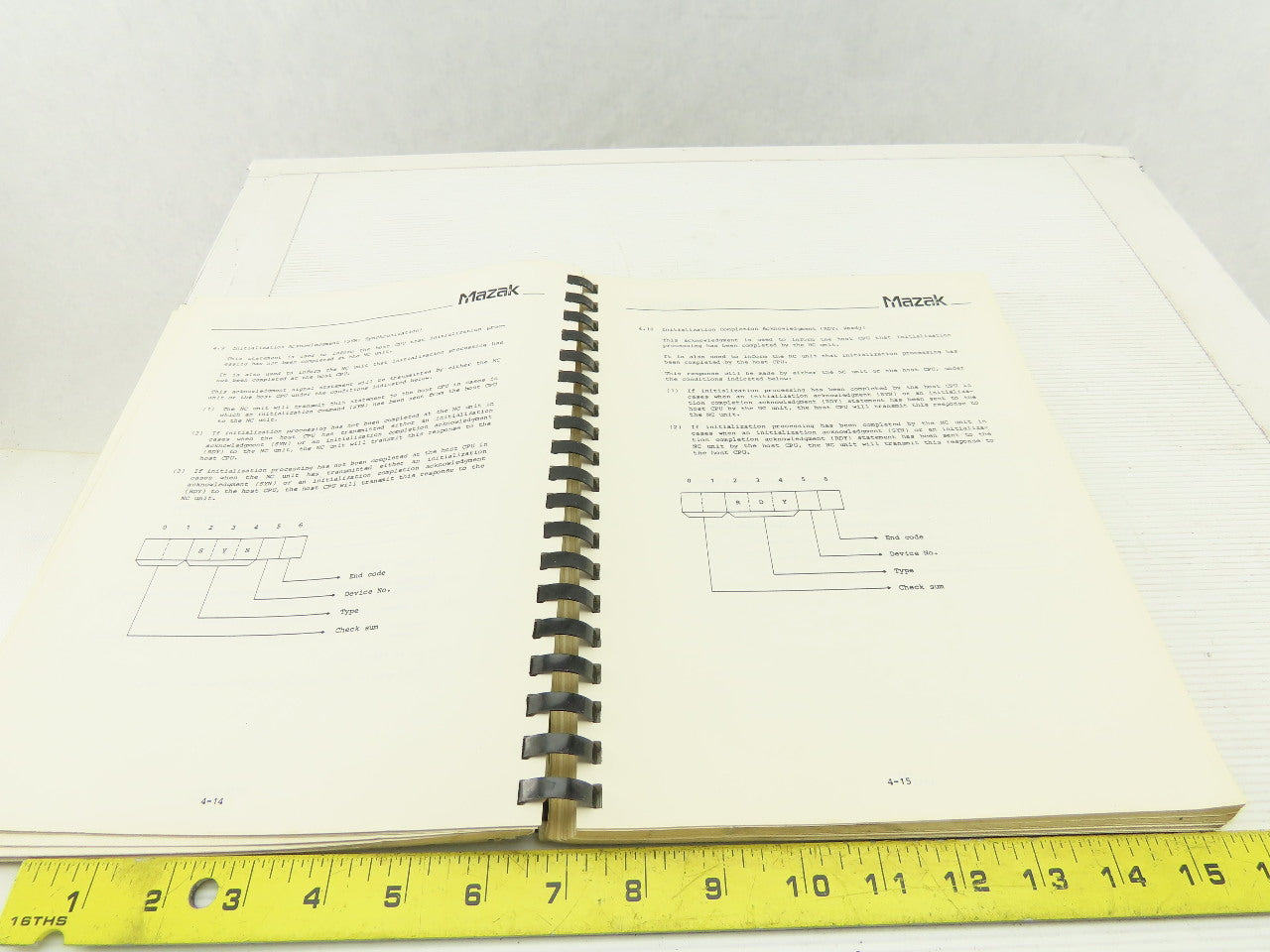Mazak Slant Turn 40N ATC M/C Back-up Tool Replacement Function Operators Manual
