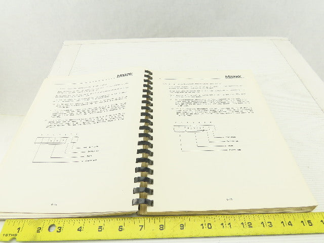 Mazak Slant Turn 40N ATC M/C Back-up Tool Replacement Function Operators Manual