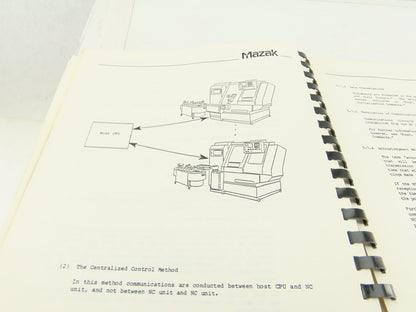Mazak Slant Turn 40N ATC M/C Back-up Tool Replacement Function Operators Manual