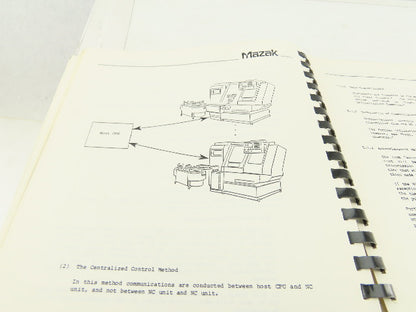 Mazak Slant Turn 40N ATC M/C Back-up Tool Replacement Function Operators Manual