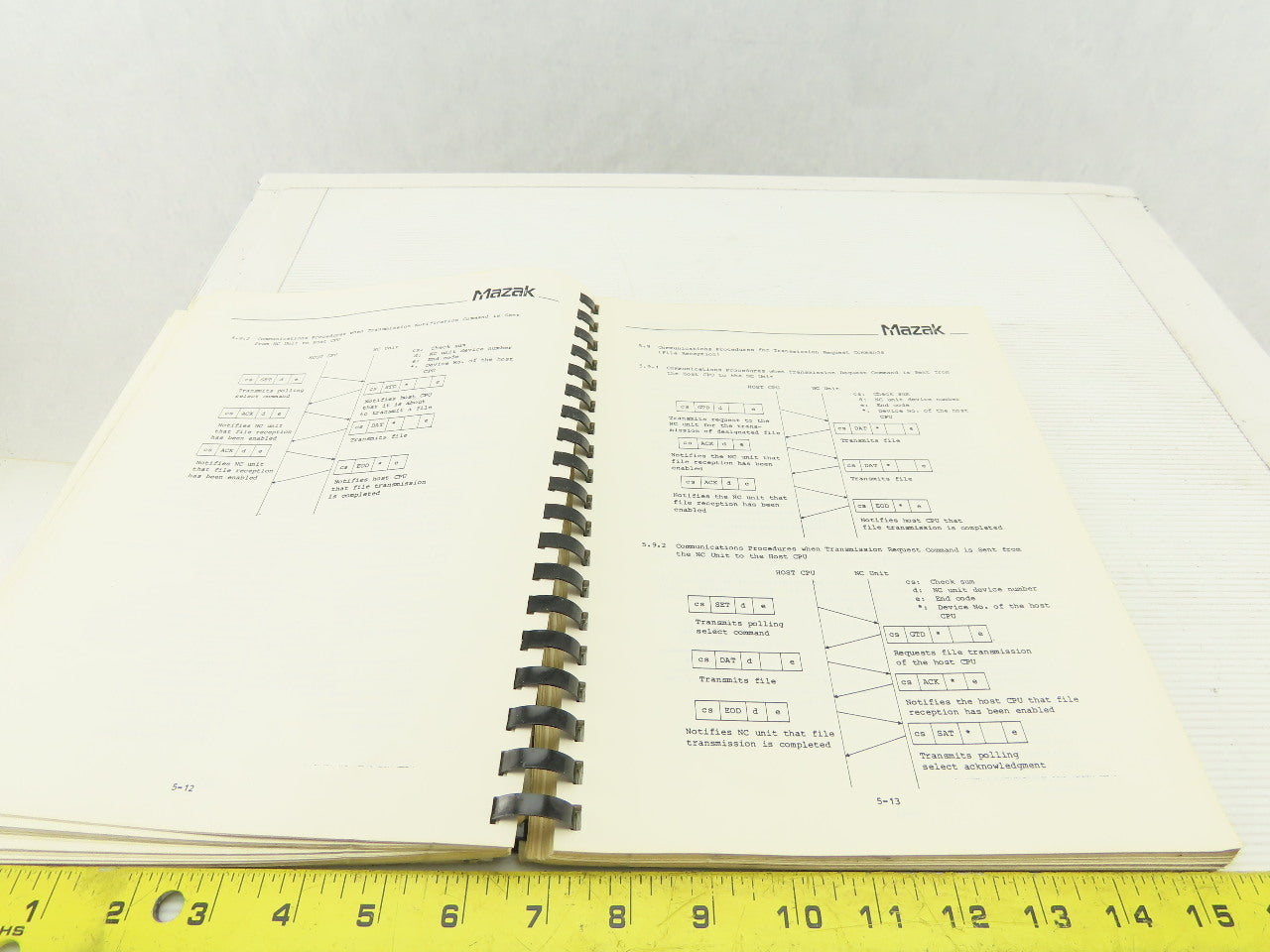 Mazak Slant Turn 40N ATC M/C Back-up Tool Replacement Function Operators Manual