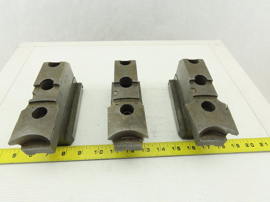 Daco Square Serrated Chuck Top Jaw Tongue & Groove Master Set Of 3