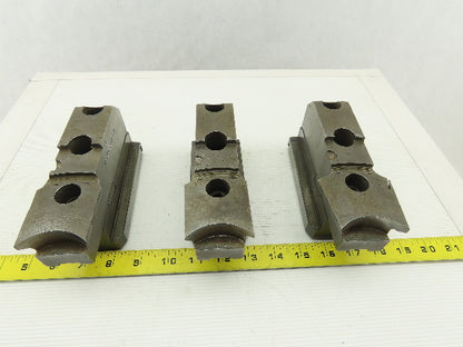 Daco Square Serrated Chuck Top Jaw Tongue & Groove Master Set Of 3