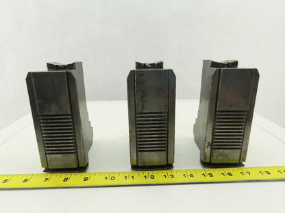 Daco W89042LFM Square Serrated Chuck Top Jaw Tongue & Groove Master Set Of 3