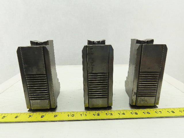 Daco W89042LFM Square Serrated Chuck Top Jaw Tongue & Groove Master Set Of 3